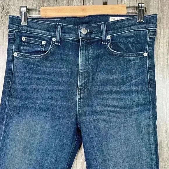 Rag Bone Skinny Jeans Womens Sz 29 High Rise Ankle Dark Wash - Picture 2 of 9